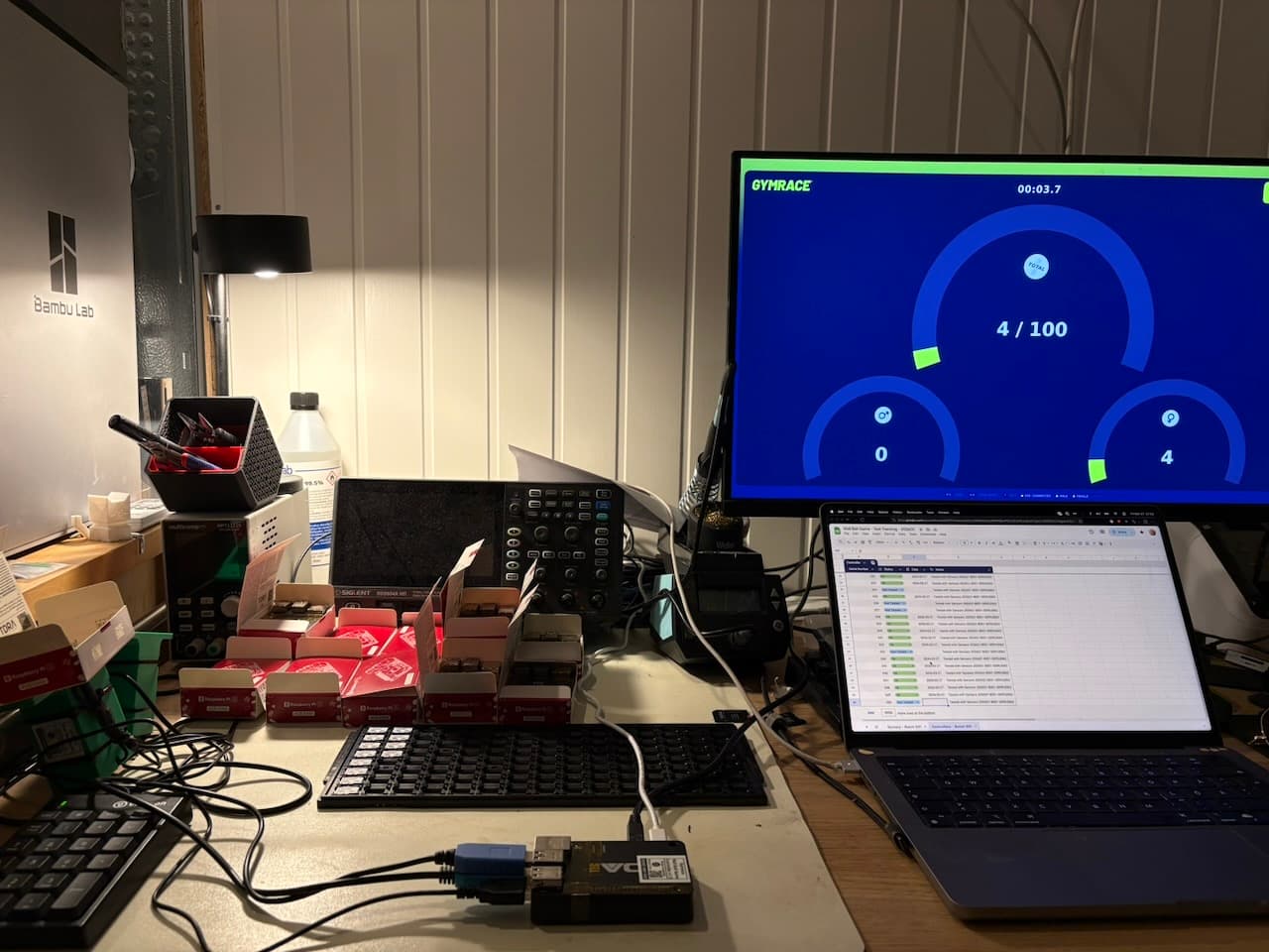 Programming and quality control of scoring stations
