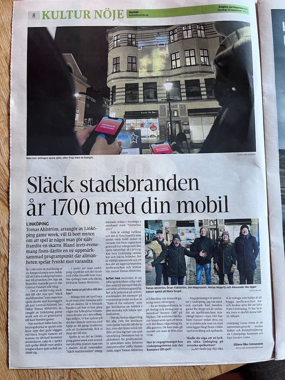 Vinterljus News paper